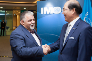 Capt. Antonio M. Padrón and HE Kitack Lim, Secretary-general of the IMO
