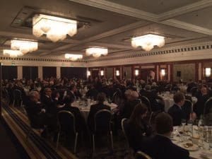 A view form the IMIF dinner with Katy Ware from the MCA delivering the keynote speech